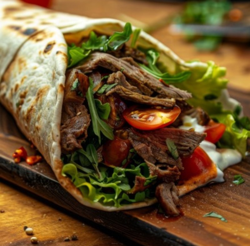 شاورما عربي لحم - Arabic Meat Shawarma